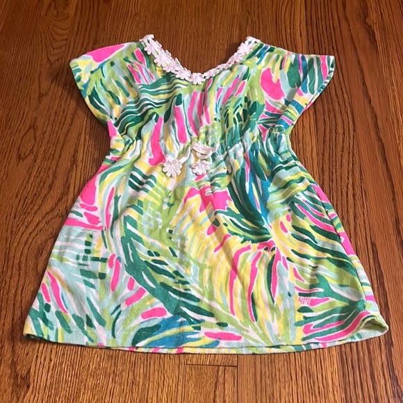 Lily Pulitzer Girl’s Swim Cover Up Size S 4-5 - Picture 1 of 5